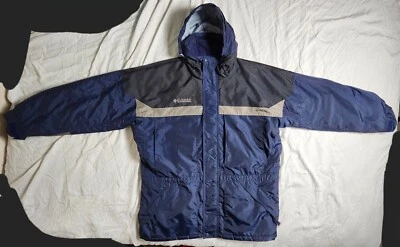 Chaqueta Columbia Para Hombre Abrigo Color Azul Talla Grande Esquí Nieve Chaqueta Foto 1 de 4