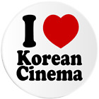 I Love Korean Cinema - 10 Pack Circle Stickers 3 Inch - Korea Movie Film