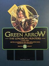 Green Arrow The Longbow Hunters AD-Book Display Promo-DC Comics, Grell-Rare 1987