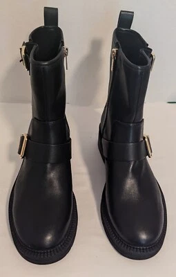 DKNY Women's Black Biker Boot  "Isabetta"  Size 7M   NEW - Image 1 of 4