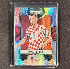IVAN PERISIC 2018 Panini Prizm World Cup Hyper Soccer Card CROATIA #227 PSA