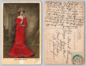 s23525 Miss Gabrielle Ray postcard 1909 stamp - Picture 1 of 3