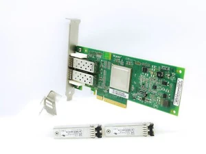 HP AJ764A AJ764-63002 QLogic QLE2562-HP PCIe 8GB FC HBA 489191-001 2x SFP - Picture 1 of 7