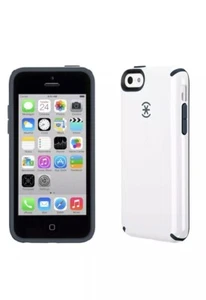 Speck CandyShell iPhone 5c Cases White/Charcoal Grey - Picture 1 of 1