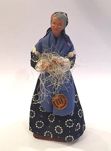 Santons Yolande France Terrakotta Ton Puppe Dame Frau Figur - Bild 1 von 8