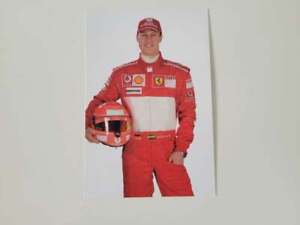 F1 Michael Schumacher rare driver card, autograph card, Ferrari F1