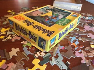 Vintage 1972 Whitman Bullwinkle And Rocky #4609 100 Pcs Jigsaw Puzzle As Is - Picture 1 of 1