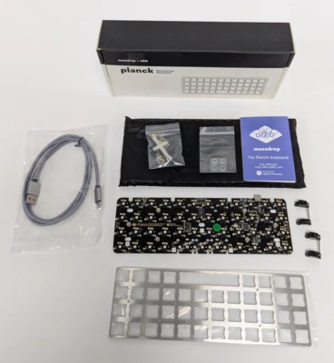 Drop + OLKB Planck REV6 No Case MX Compatible Plate No Keycaps/Swithces Hot-Swap - Image 1 of 4