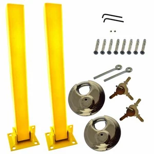 Poste de seguridad plegable retroequipamiento y montaje pernos remolques para caravana paquete de 2 TR180 - Imagen 1 de 2