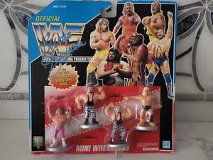 WWF/WWE Hasbro Mini Wrestlers SIGNED by Brutus Beefcake, Greg Valentine 110% - Picture 1 of 8