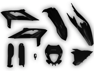 Beta RR 2023 2024 Kit Plásticos + Protectores Horquilla Negro Foto 1 de 4