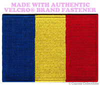 ITALY FLAG PATCH ITALIAN EMBROIDERED emblem TOPPA new w/ VELCRO® Brand Fastener