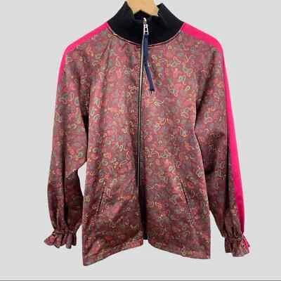 Ceremonia de Apertura Paisley + Chaqueta Bomber Azul Reversible Satén Foto 1 de 4