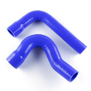 Blue Silicone Coolant Radiator Hose For FORD Mustang / Falcon /Fairlane V8 67-70 - Picture 1 of 4