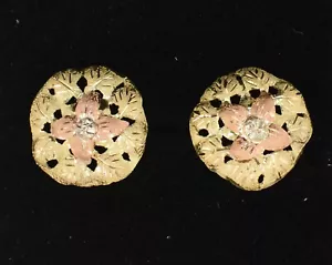18K Gold Earrings 3.61g 0.65*0.65inch RG0073 - Picture 1 of 3
