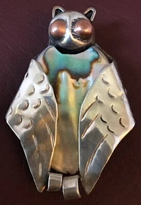 JOSE ANTON MÉXICO plata 925 - ¡Broche de murciélago! - Imagen 1 de 4