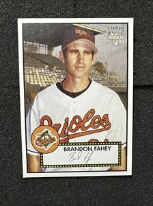 Brandon Fahey #98 2006 Topps '52 novatos QTY Baltimore Orioles - Imagen 1 de 2