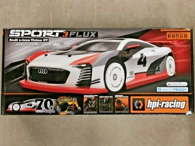 HPI RS4 Sport 3 Flux Audi E-Tron Vision GT Brushless RTR HPI160202 New!! - Image 1 of 4