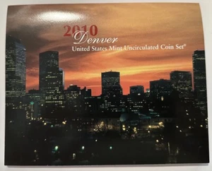 2010 Denver Mint Satin Uncirculated 14 Coin Set. Beautiful Coins and Set!! - Picture 1 of 4