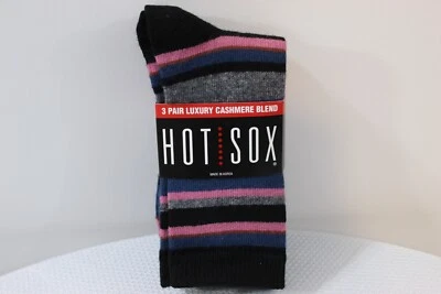 3 Pair Womens Luxury Cashmere Blend Socks - Image 1 of 4