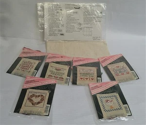 Menge 6 Banar Designs sentimentale Muster gezählt Kreuzstich Kits & Muster - Bild 1 von 11