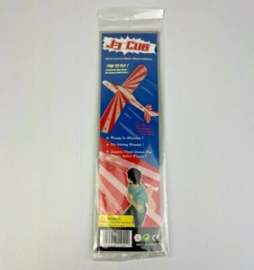 J3 Cub Hand Launch Balsa Wood Airplane (Brand New in Packet) RARE - Picture 1 of 2