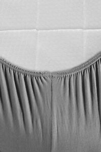 Non-Pilling All Around Elastic Jersey Knit Fitted Sheet 100% Turkish Cotton