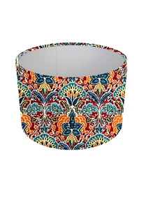 Handmade Rhapsody Ruby Floral drum lampshade ,Table Lamp,Pendant Shade - Picture 1 of 6