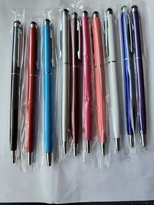 10x Universal Capacitive Touch Screen Stylus Ball Pens For All Mobile Phone Tab - Image 1 of 3