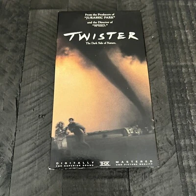 Twister 1996 VHS Tape Warner Bros Release Helen Hunt Bill Paxton Movie Film Foto 1 de 4