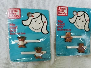 Goody NEU Vintage 1984 Little Miss Me & My Barrettes 2 Packungen Teddybären USA Rarität - Bild 1 von 5