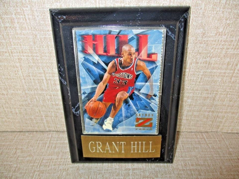 Grant Hill Detroit Pistons Mini Plaque SkyBox Force Basketball Memorabilia Cover