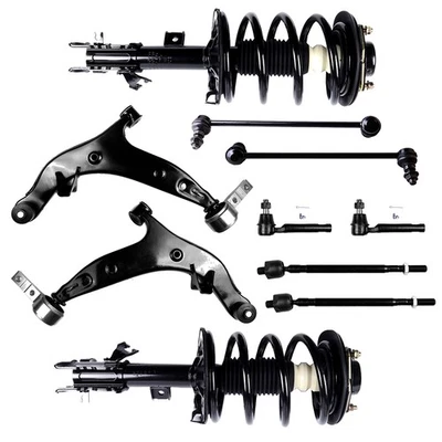 Fits 2004-09 Nissan Quest Quick Front Strut Assembly Ball Joint Sway Bar TieRod Foto 1 de 4