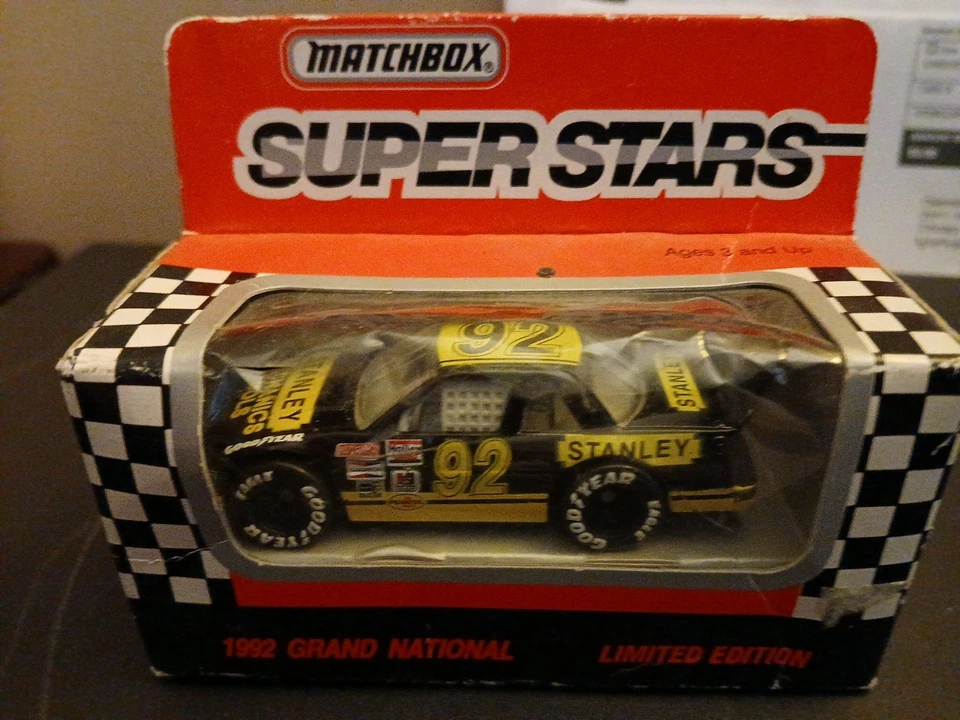 Match Box Super Stars DC 1/64 Nascar #92 Stanley Tools #92 Hut Stricklin - Image 1 of 2