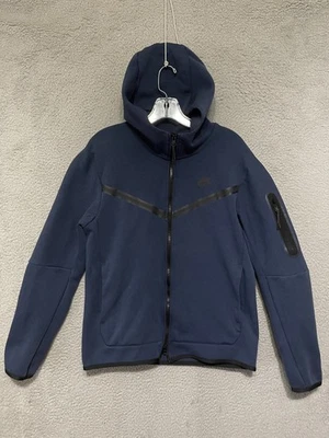 Nike Tech Fleece Hoodie Jacket University Blue Full Zip Mens Medium CU4489-410 - Image 1 of 4