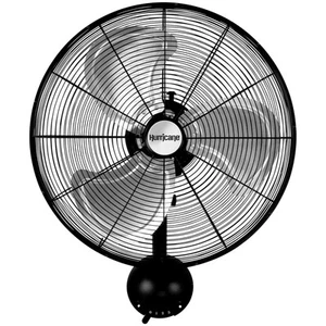 Hurricane 20 Inch Pro Series Metal Wall Mount Heavy Duty Hydroponics Fan, Black - Picture 1 of 8