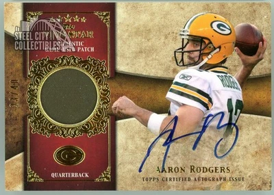 Aaron Rodgers 2011 Topps Five Star Patch Autograph Card #FSSP-AR 23/40 - Image 1 of 2