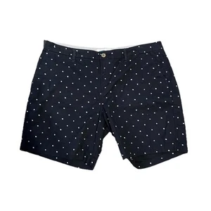 Old Navy Alltag blau gepunktete Shorts Damengröße 14 süß Sommer 7 "Länge - Bild 1 von 3