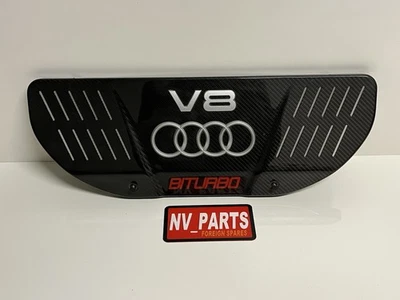 Cubierta inferior delantera del motor de fibra de carbono OEM AUDI C5 RS6 077103935AC Foto 1 de 4