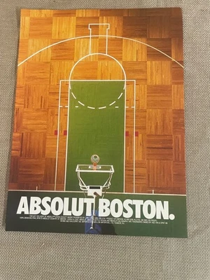 Absolut Boston Vodka Magazine Advertisement Ad 1993 - Image 1 of 2