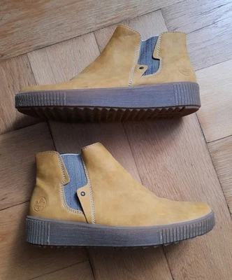 Herren Schuhe/Halbschuhe/Stiefeletten/Stiefel/Boots Größe 42 "Rieker" gefüttert - Bild 1 von 4