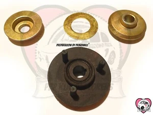 KIT MOZZO RONDELLE VENTOLA FIAT 500 E 126 PULEGGE ALTERNATORE E DINAMO ORIGINALE - Picture 1 of 1