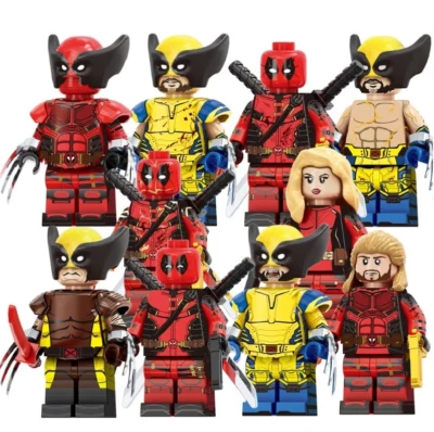 Deadpool & Wolverine Lego Marvel DC Super Heroes Deadpool Lego Action Minifigure - Image 1 of 4