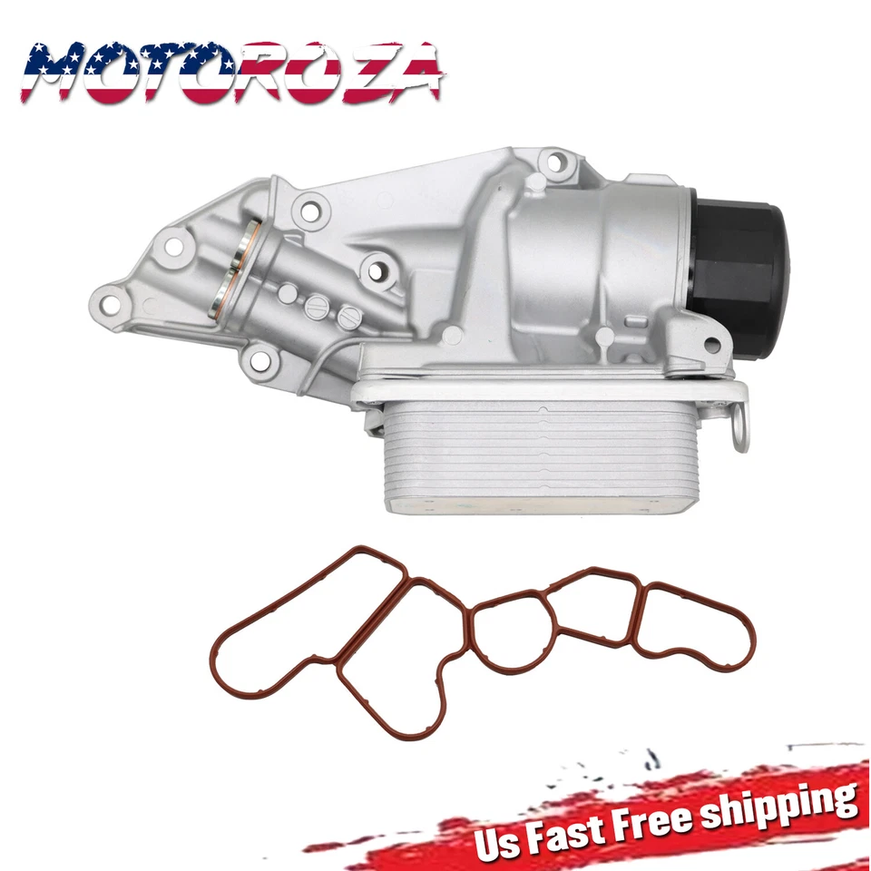Oil Filter Housing & Oil Cooler Fits For Mercedes Benz W463 X164 W164 W203 C230 - Image 1 of 4