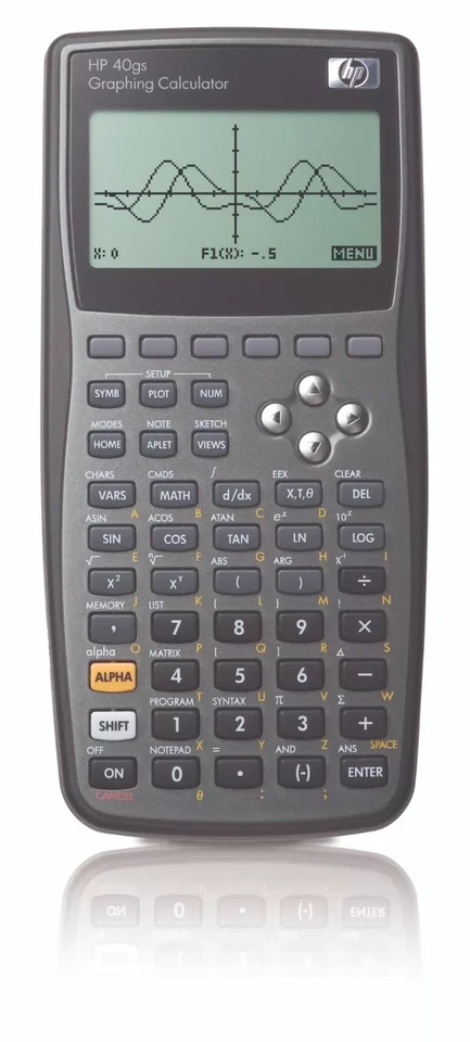 HP 40gs Graphing Calculator with CAS - Image 1 of 2