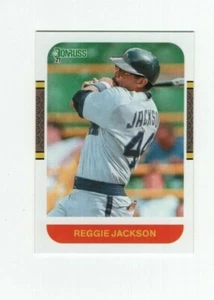 2021 PANINI DONRUSS RETRO 1987 REGGIE JACKSON CALIFORNIA ANGELS #233 - Picture 1 of 9