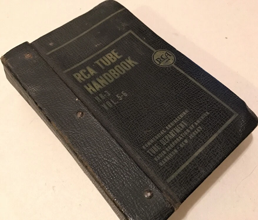 RCA Handbook HB-3 Vol 5 6 Receiving Tube Part 2 Commercial Engineering 1933-55 - Image 1 of 4