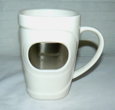 MICROSOFT One CMG 14 OZ THICK WHITE HEAVY MUG CUP COMPUTER HIGH TECH - Image 1 of 4