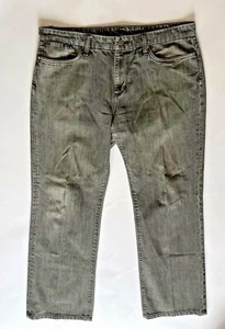 Men's Joe's Jeans Straight Leg Gray Wash Sz 38x31 Relaxed Fit Wide Leg Denim - Picture 1 of 12