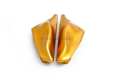 Tappi Fori Specchio Ducati Panigale 899 Mirror Hole Caps Spiegel teile EVOTECH - Immagine 1 di 4